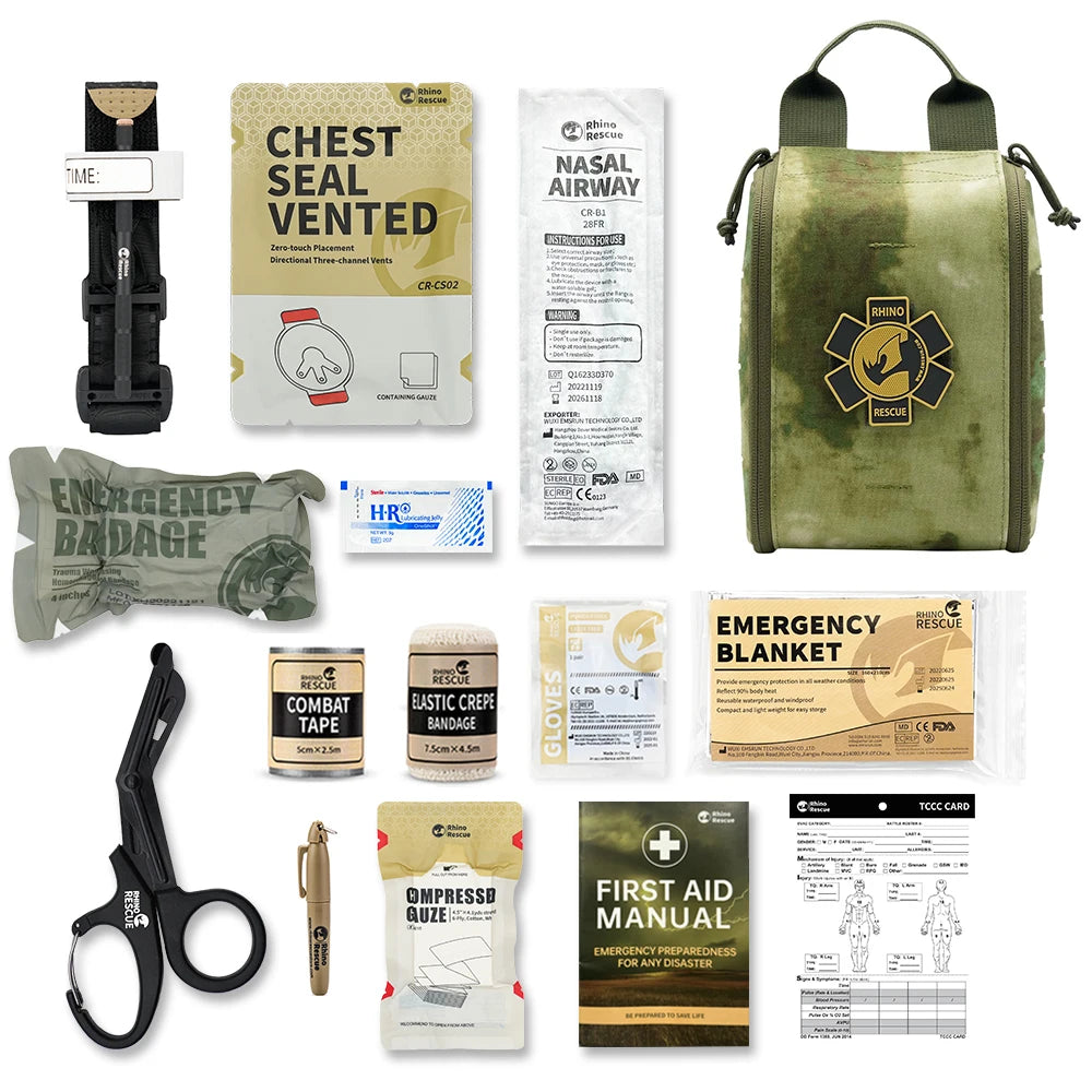 Amazon.com: RHINO RESCUE IFAK Trauma First Aid Kit FSA HSA